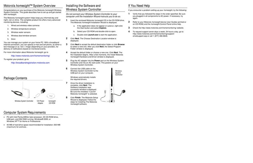 Motorola HMGW1075 User manual
