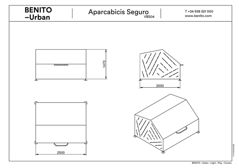 BENITO Urban Aparcabicis Seguro VBS04 quick start guide