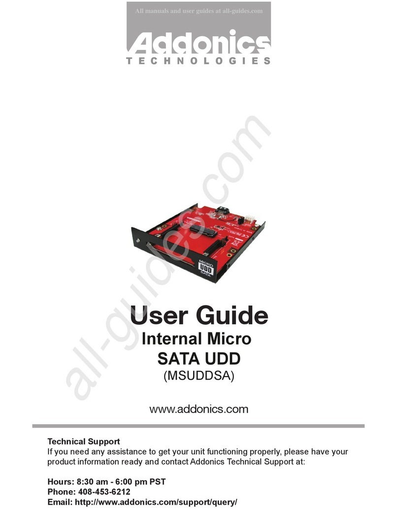 Addonics Technologies MSUDDSA user guide