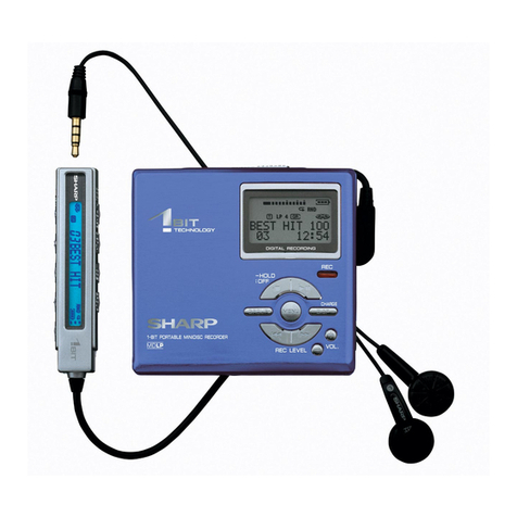 Sharp MD-DR470HS User manual Sharp MD-DR470HS User manual