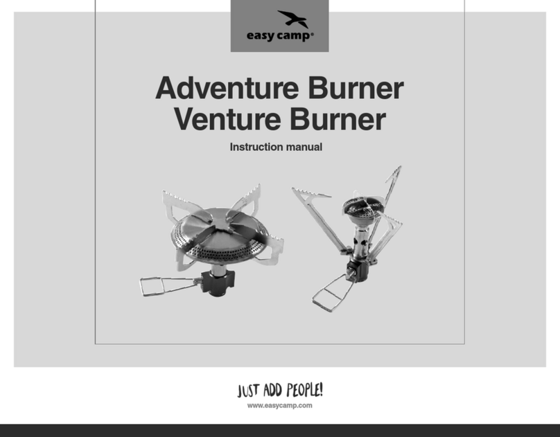 Easy Camp Adventure Burner instruction manual