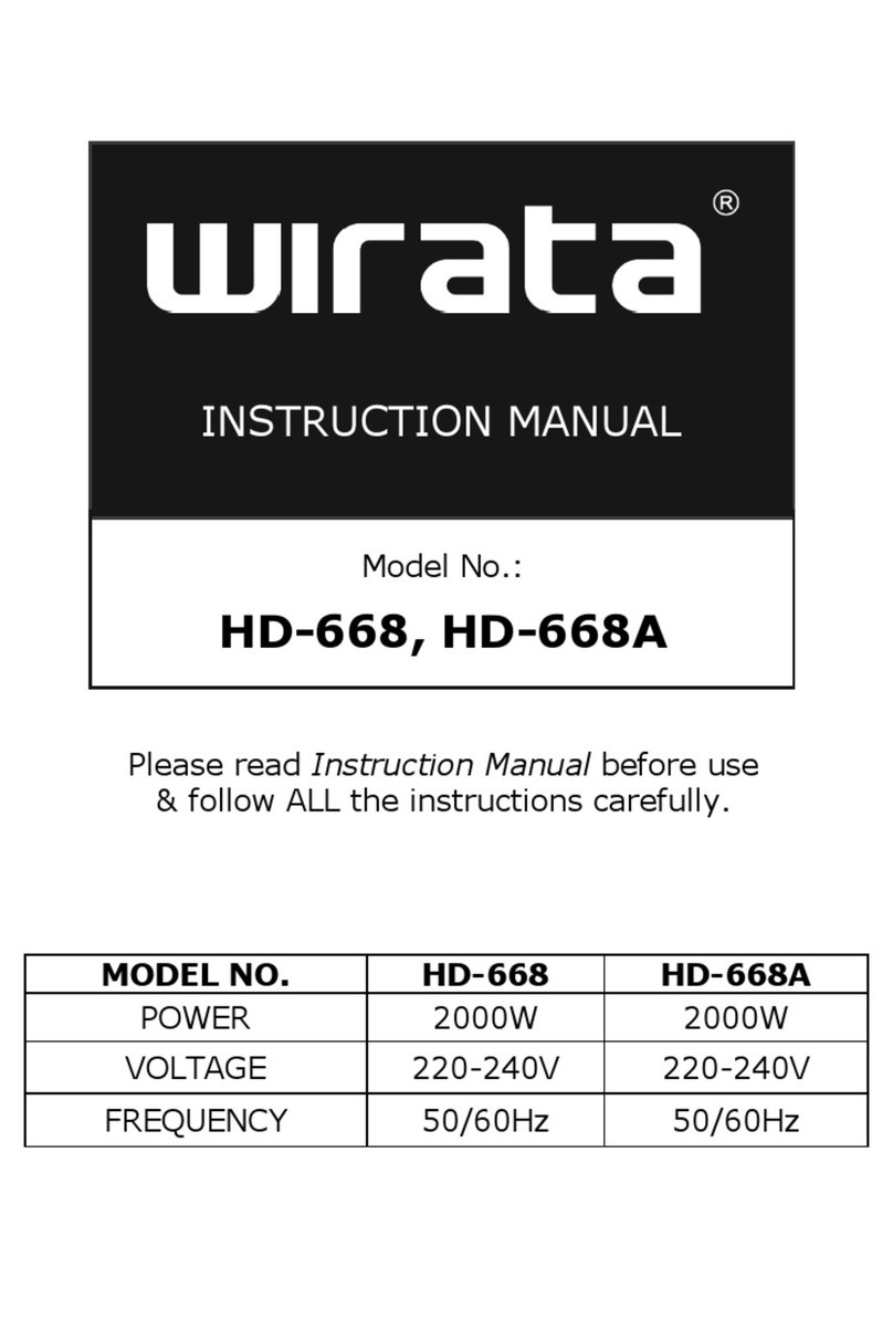 Wirata HD-668 instruction manual