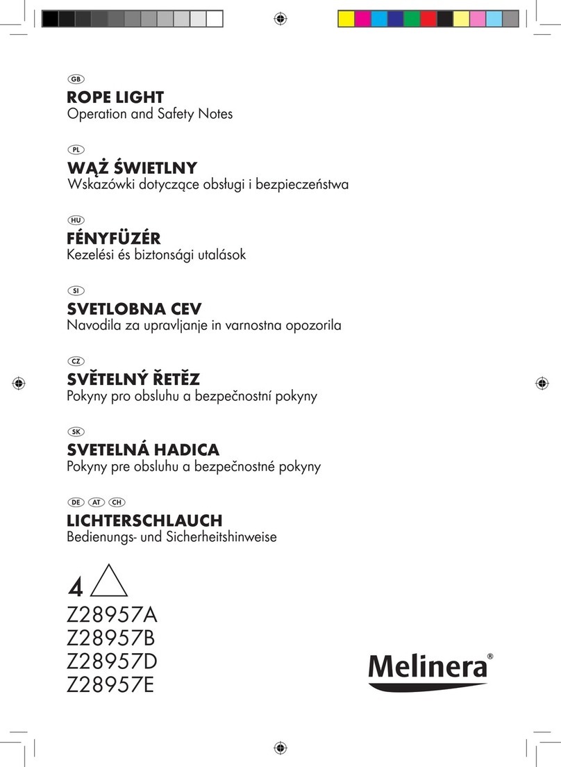 MELINERA Z28957A Operation and safety notes