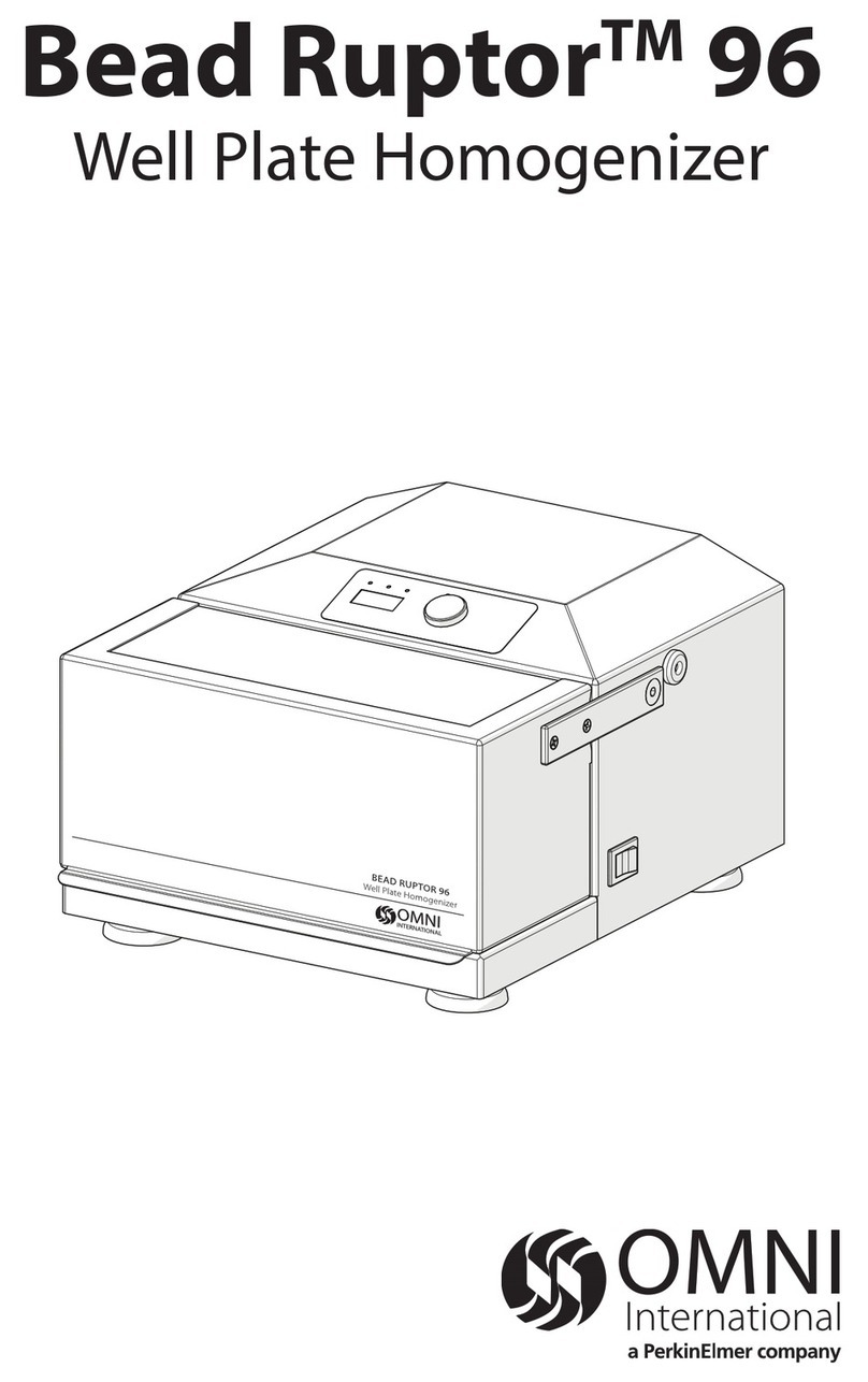 PerkinElmer OMNI International Bead Ruptor 96 manual