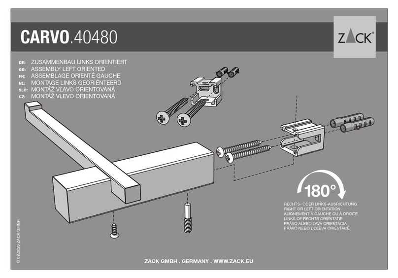 ZACK CARVO.40480 User manual