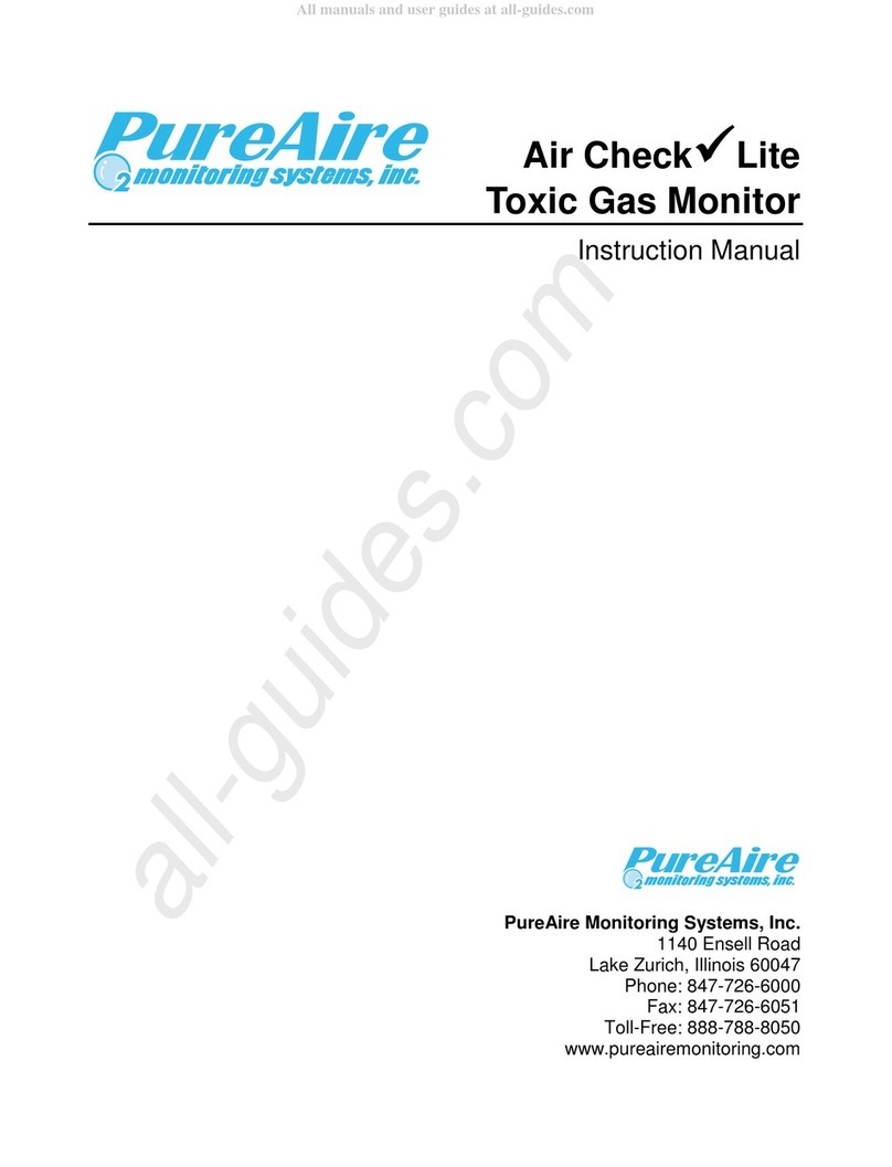 PureAire Air Check Lite instruction manual