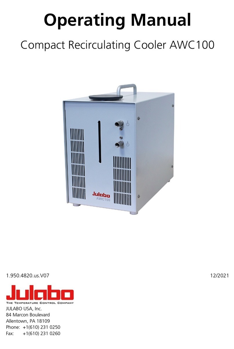 Julabo AWC100 operating manual