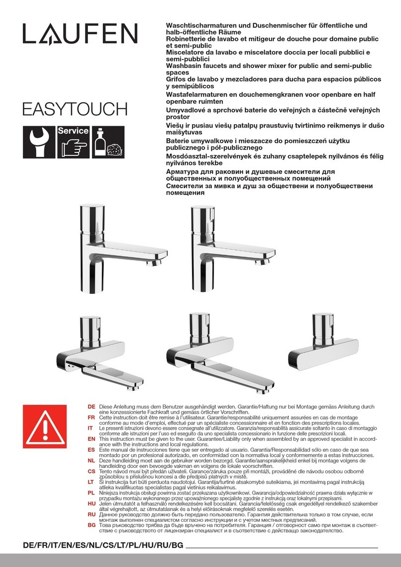 Laufen EASYTOUCH manual