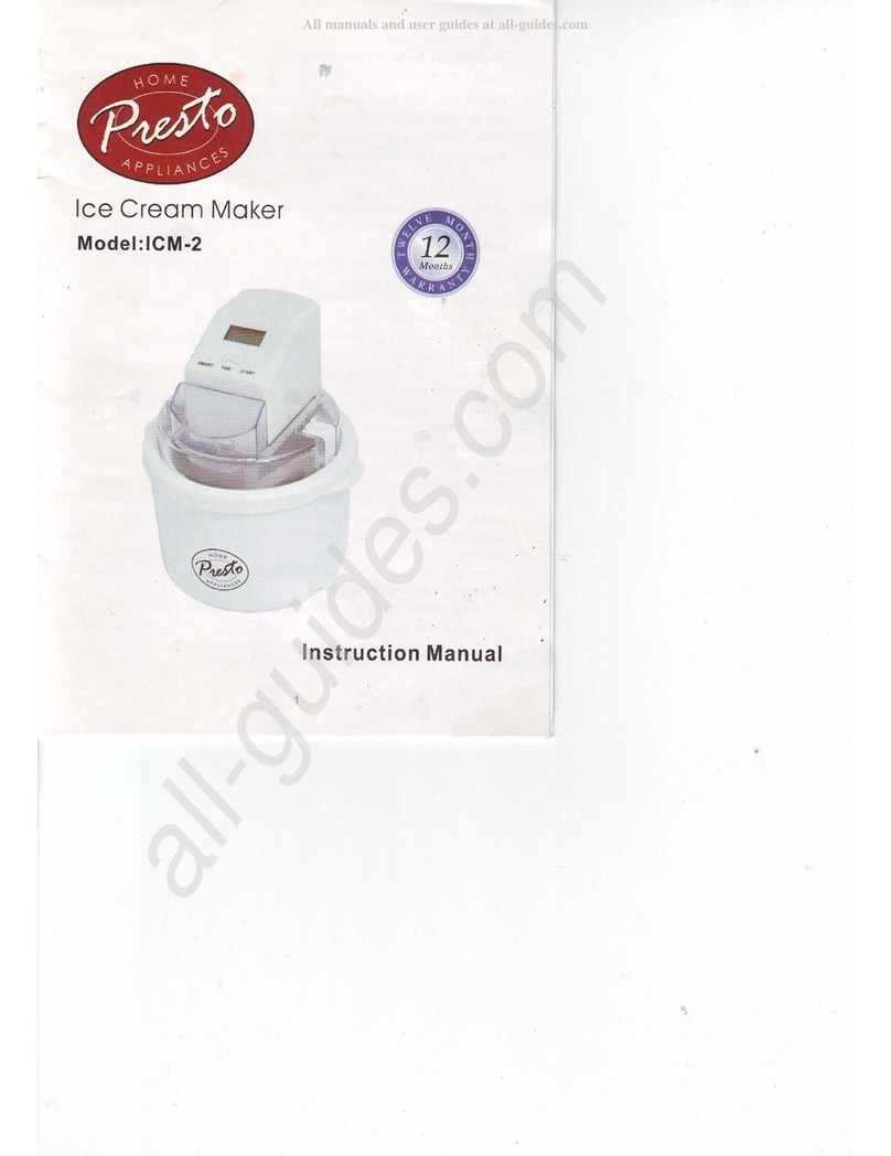 Presto ICM-2 instruction manual
