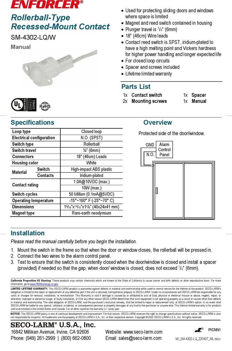 ENFORCER SM-4302-LQ/W User manual