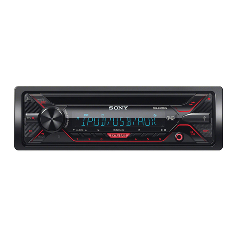 Sony CDX-G3200UV User manual