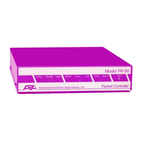 Advanced Electronic Applications PK-88 User manual