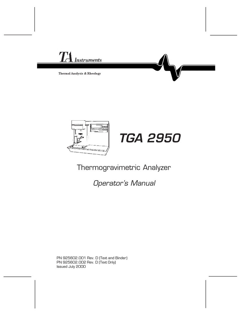 TA Instruments TGA 2950 Operator's manual