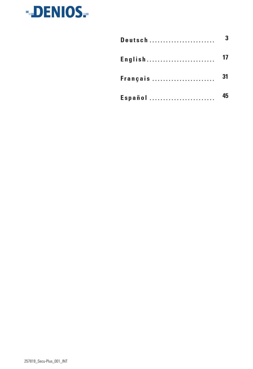 Denios Secu Plus manual