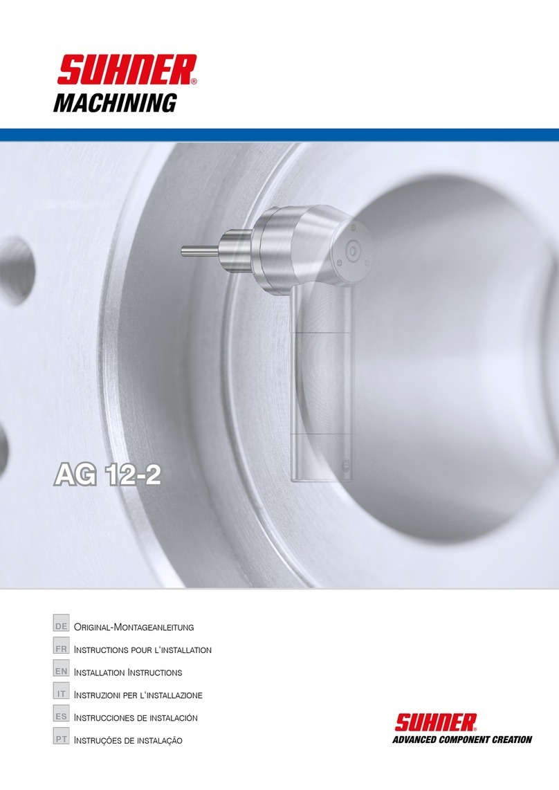 SUHNER MACHINING AG 12-2 User manual
