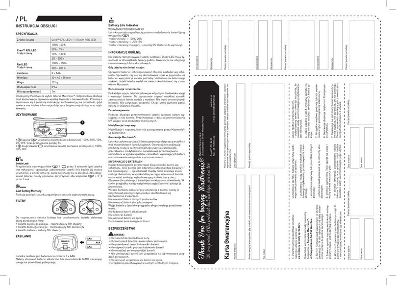 Mactronic NOMAD 03 user manual