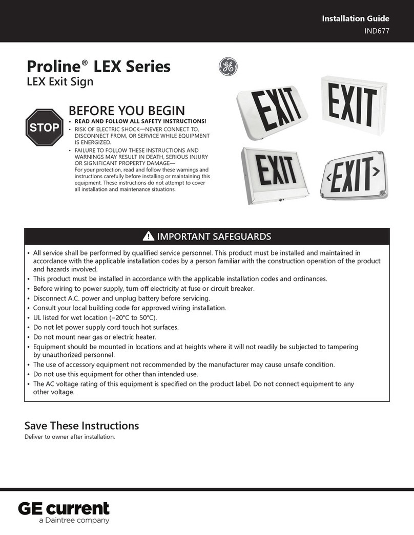 Daintree GE current Proline LEX Series User manual