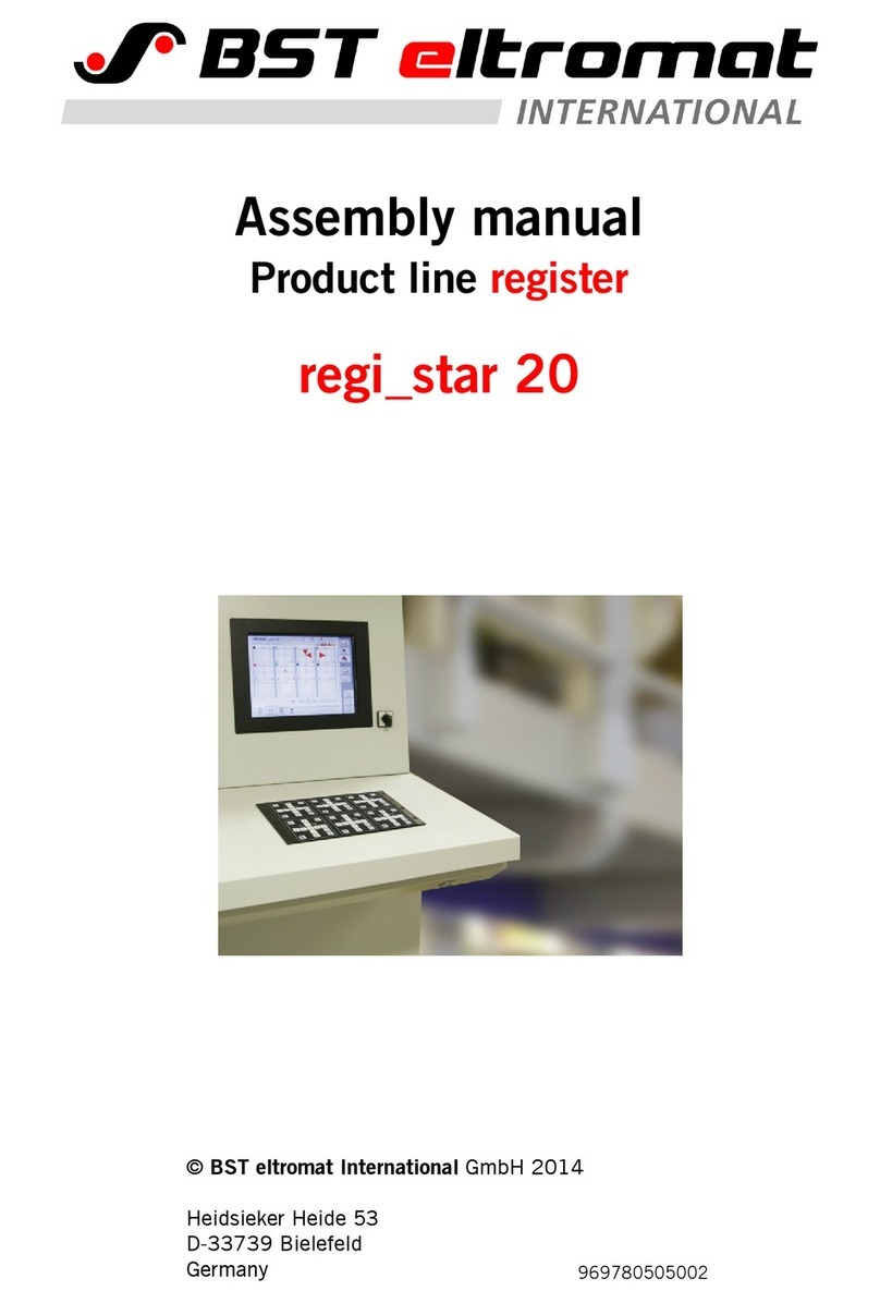 BST regi star 20 Assembly manual