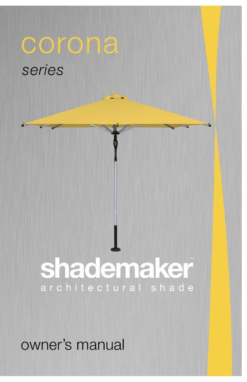 Shademaker corona Series User manual Shademaker corona Series User manual
