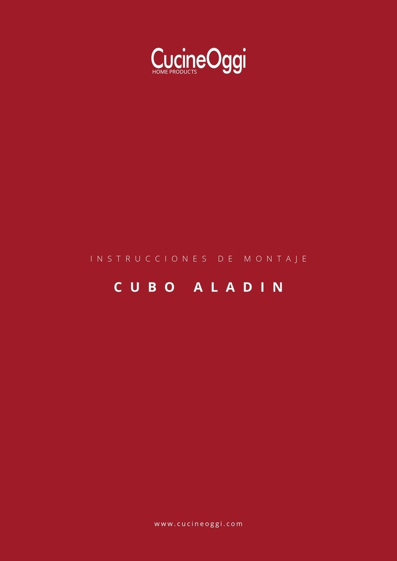 Cucine Oggi CUBO ALADIN 40 User manual