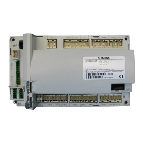Siemens LMV36.520 Series User manual