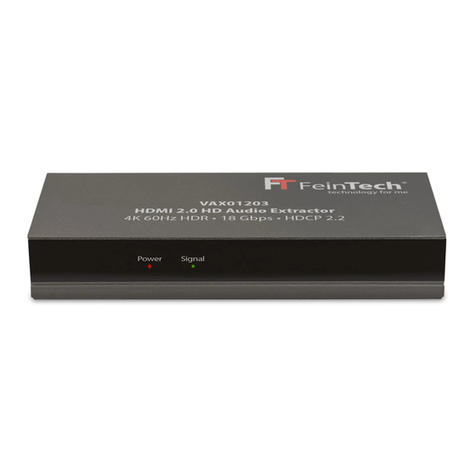 FeinTech VAX01203 instruction manual