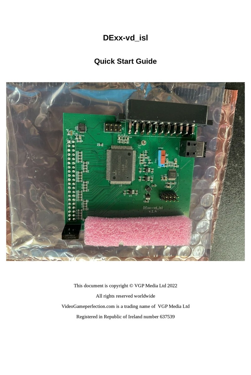 VGP DExx-vd-isl quick start guide