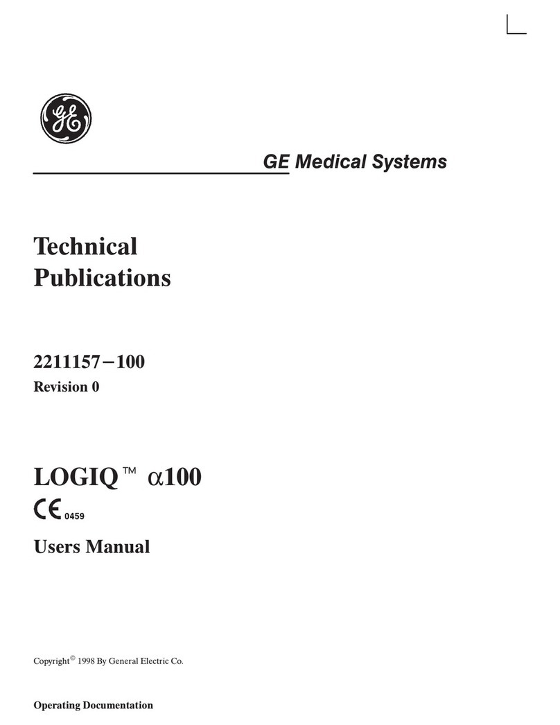 GE LOGIQ A100 User manual