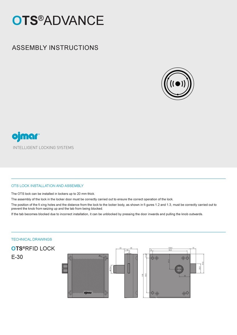 Ojmar OTS ADVANCE E-30 User manual