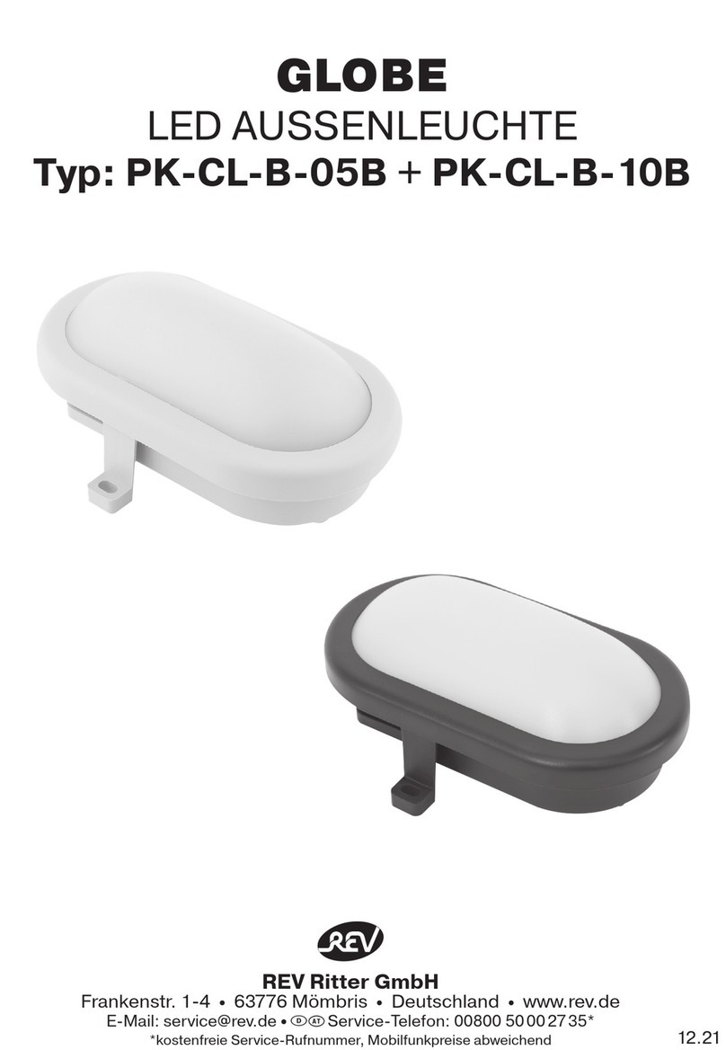REV Ritter GLOBE PK-CL-B-05B manual