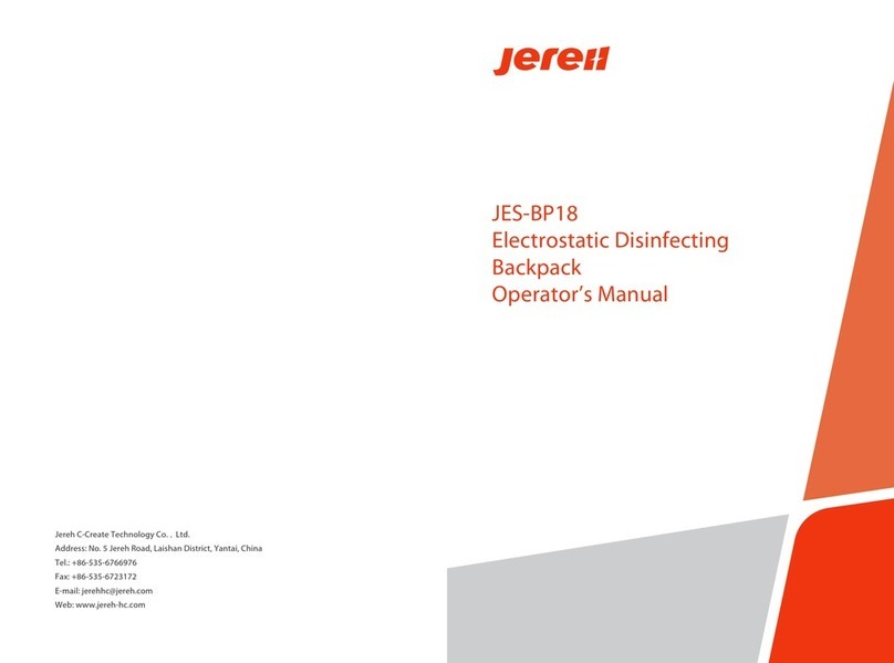 Jereh JES-BP18 Operator's manual