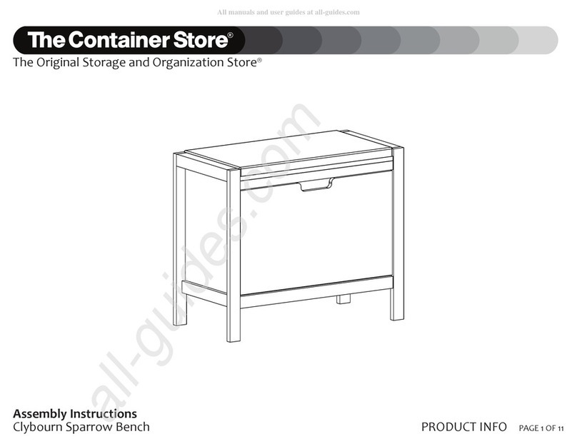 The Container Store Clybourn Sparrow User manual