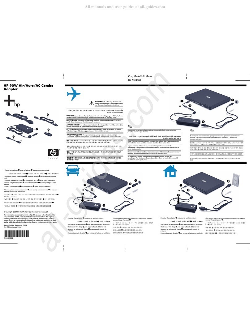HP 90W quick start guide