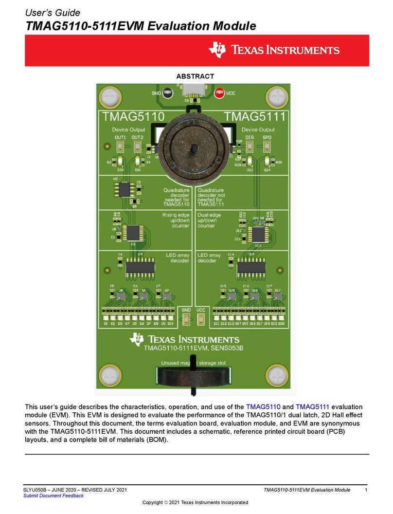 Texas Instruments TMAG5110-5111EVM User manual