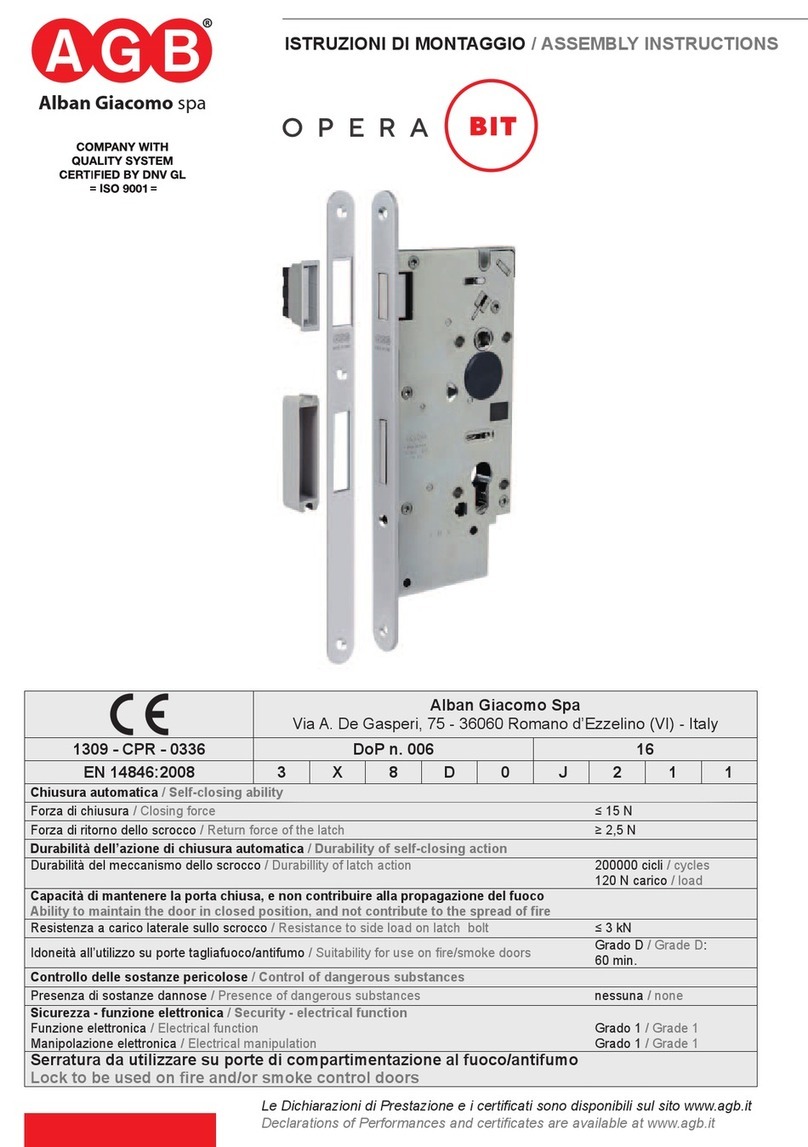 AGB OPERA BIT User manual
