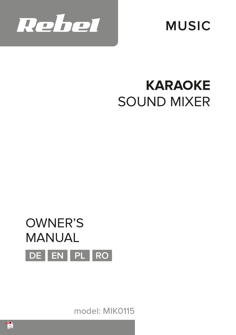 Rebel MIK0115 owner's manual