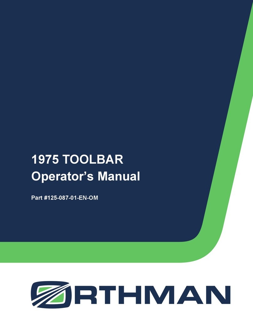 Orthman 1975 Operator's manual