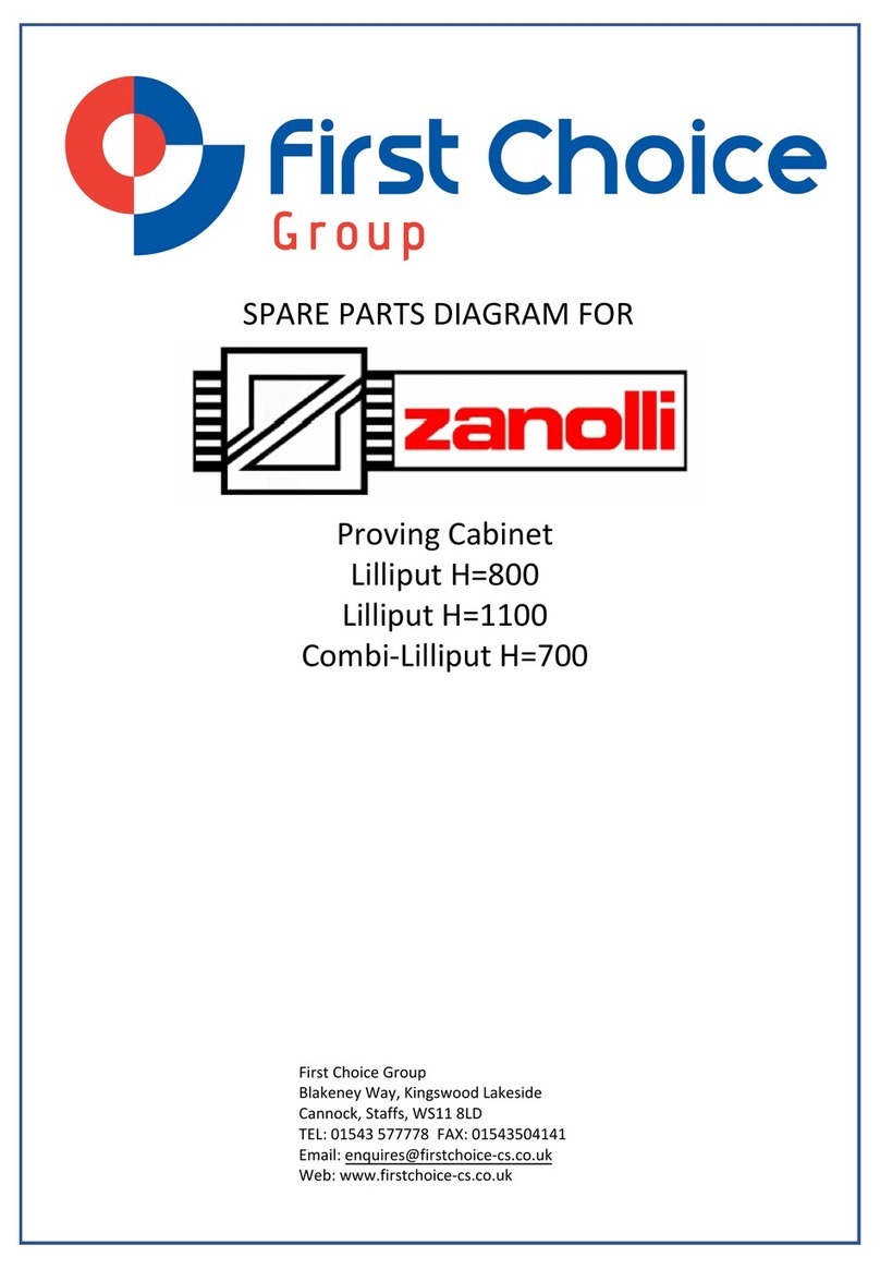 First Choice zanolli LILLIPUT Service manual