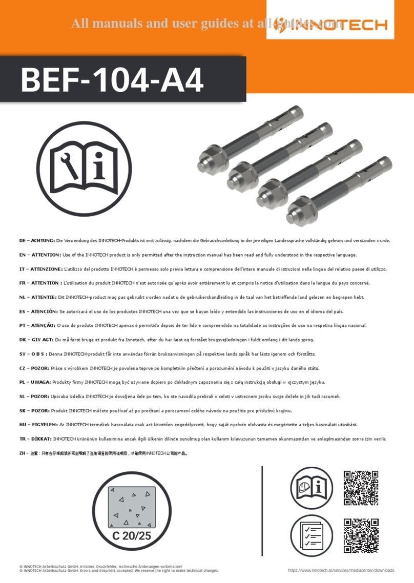 Innotech BEF-104-A4 manual