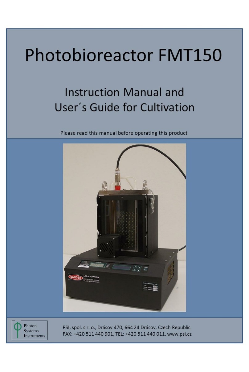 Photon Systems Instruments FMT150 instruction manual