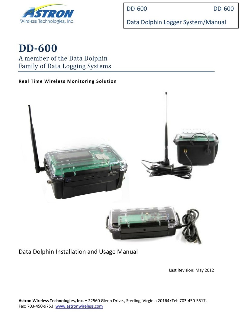 ASTRON DD-600 Installation and usage manual