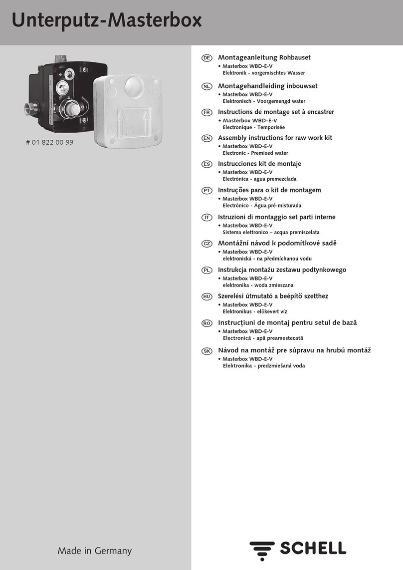 Schell WBD-E-V 01 822 00 99 User manual