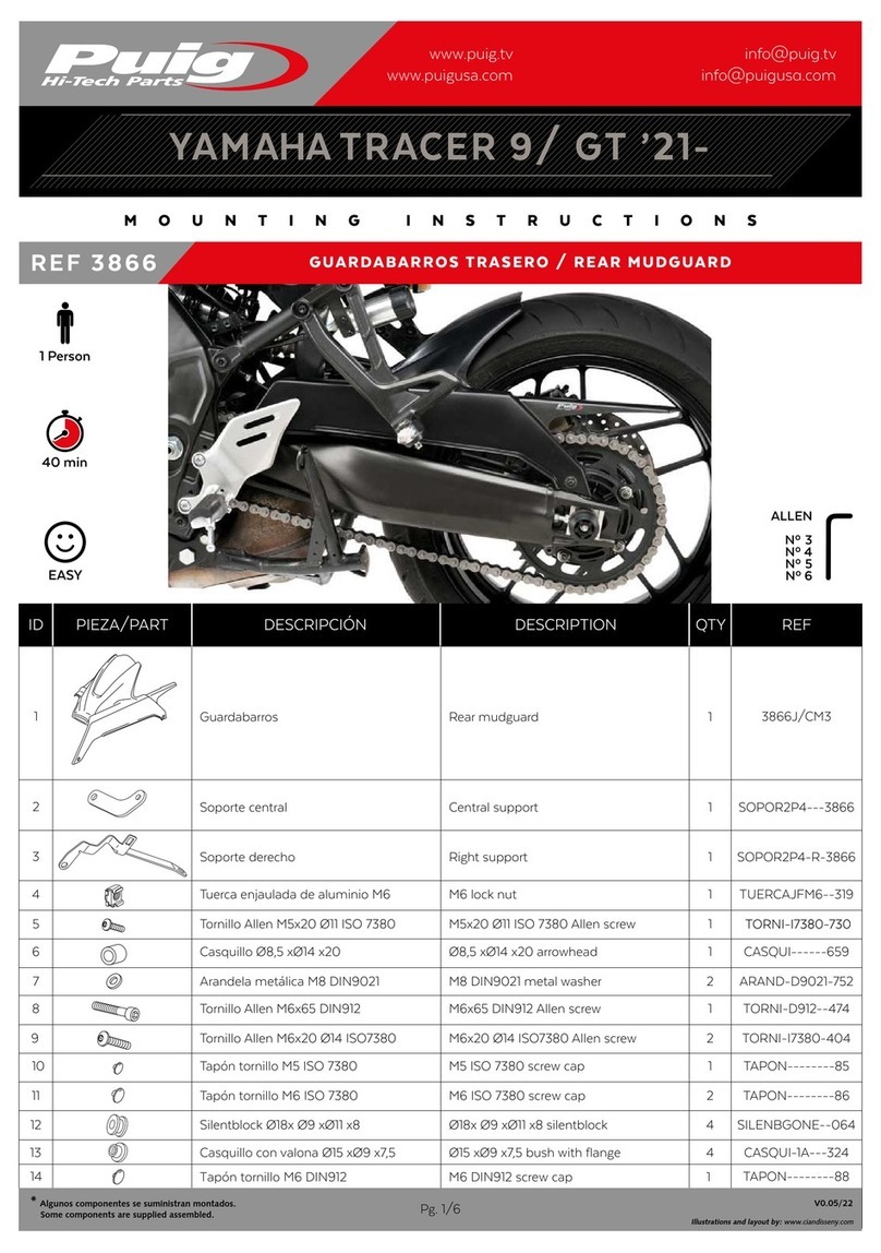 PUIG 3866 Mounting instructions