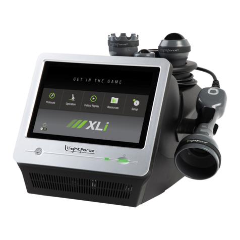 Chattanooga LIGHTFORCE XLi User manual Chattanooga LIGHTFORCE XLi User manual