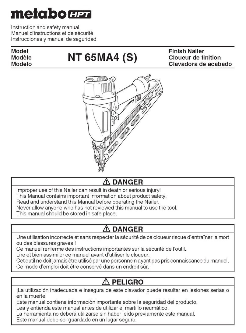 Metabo HPT NS-AW392 Instruction and safety manual