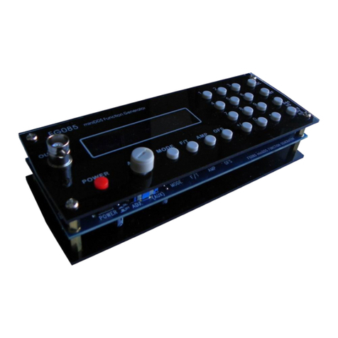 JYE Tech FG085 Function Generator Operating manual