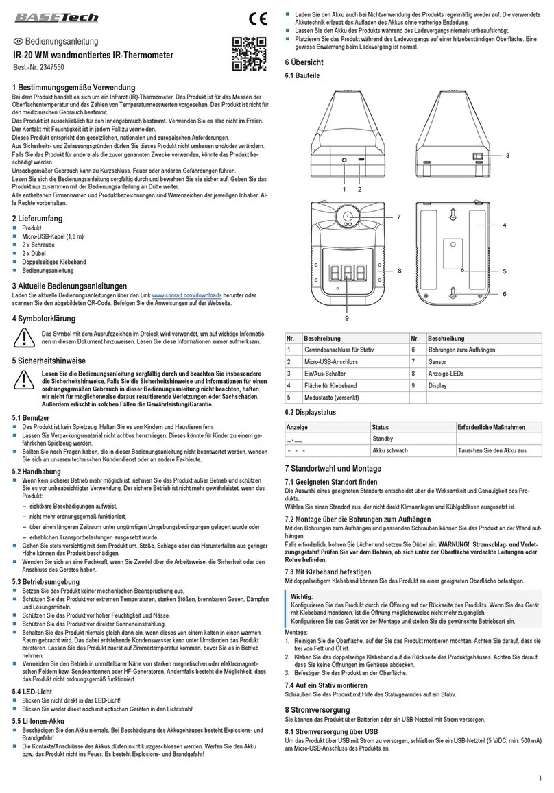 BASETech 2347550 operating instructions