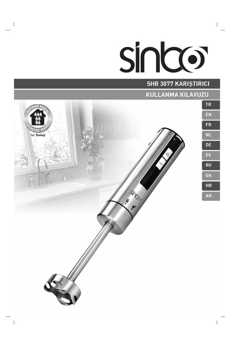 Sinbo SHB 3077 User manual