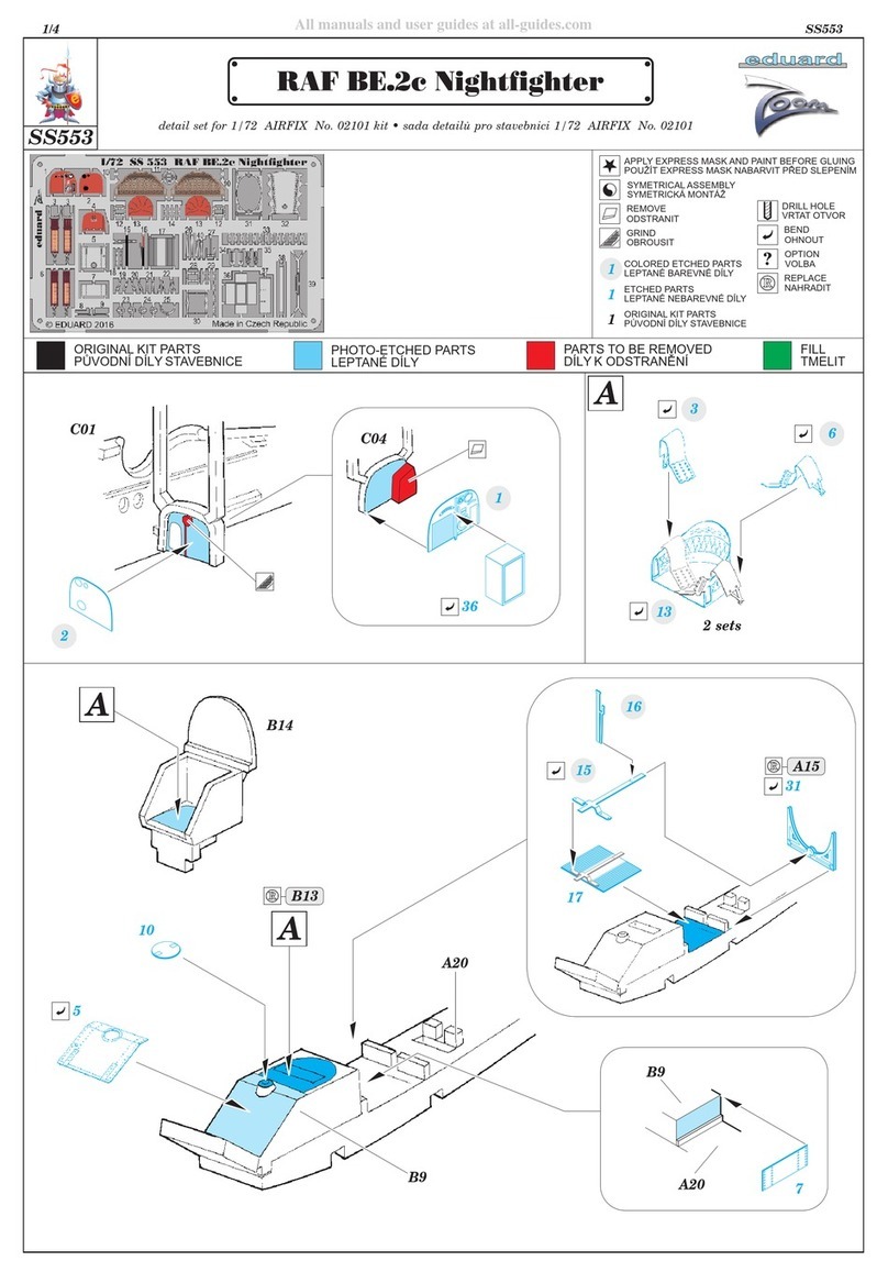 Eduard Zoom RAF BE.2c Nightfighter quick start guide
