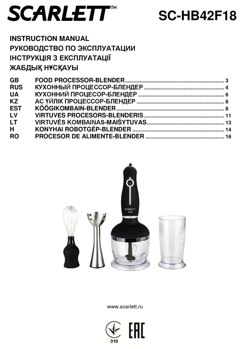 Scarlett SC-HB42F18 instruction manual